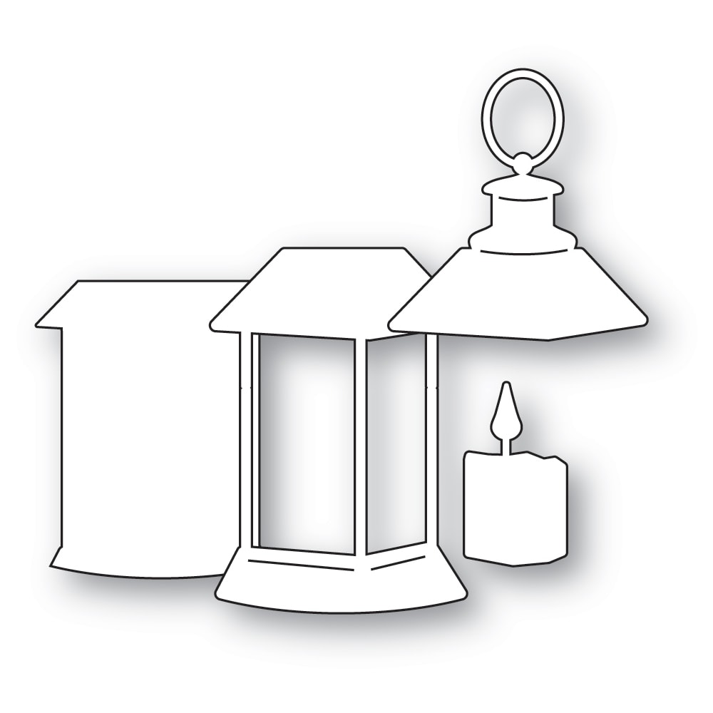 Memory Box 94924 Antique Lantern craft die