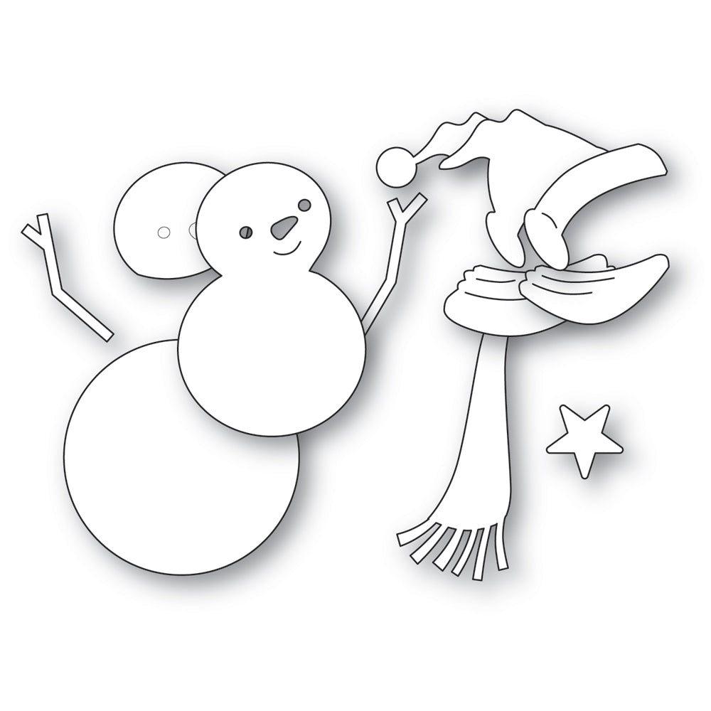 Memory Box Wishful Snowman Craft Die - 94981