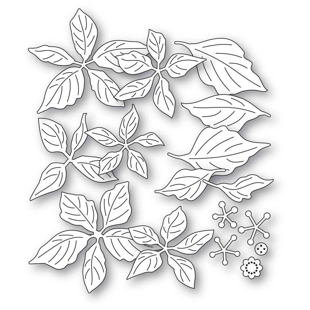 Memory Box Fresh Poinsettia Bundle Craft Die - 94996