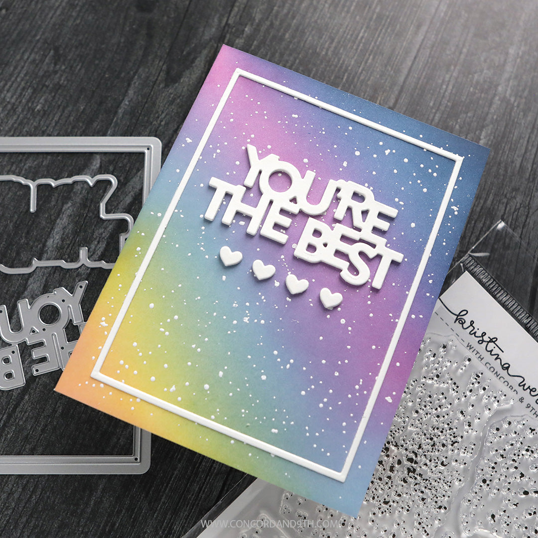 Concord & 9th KRISTINA WERNER Splatter Texture Stamp Set