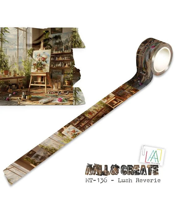 Aall and Create Layer-It-Up Washi Tape 25mm 10m Lush Reverie (AALL-MT-136)