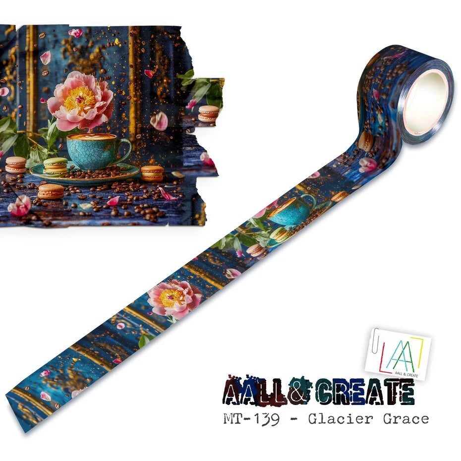 Aall and Create Layer-It-Up Washi Tape 25mm 10m Glacier Grace (AALL-MT-139)