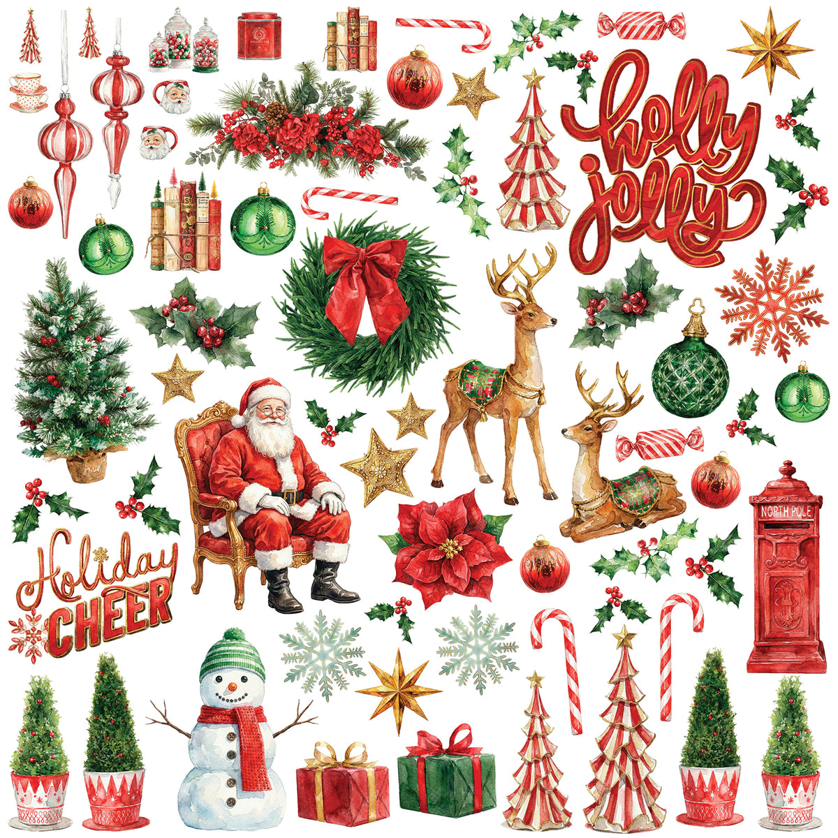 49 & Market Santa's Winter Village All-in-One Kit - AIO-38026