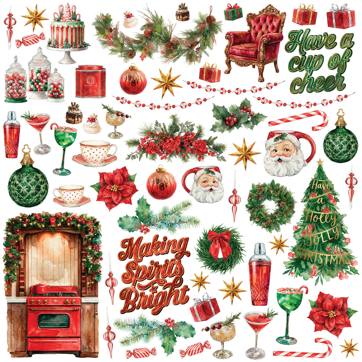 49 & Market Santa's Winter Village All-in-One Kit - AIO-38026