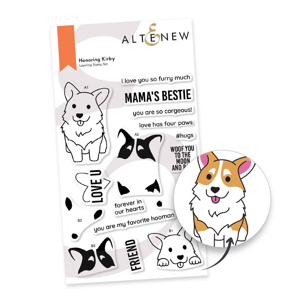 Altenew Honoring Kirby Stamp Set