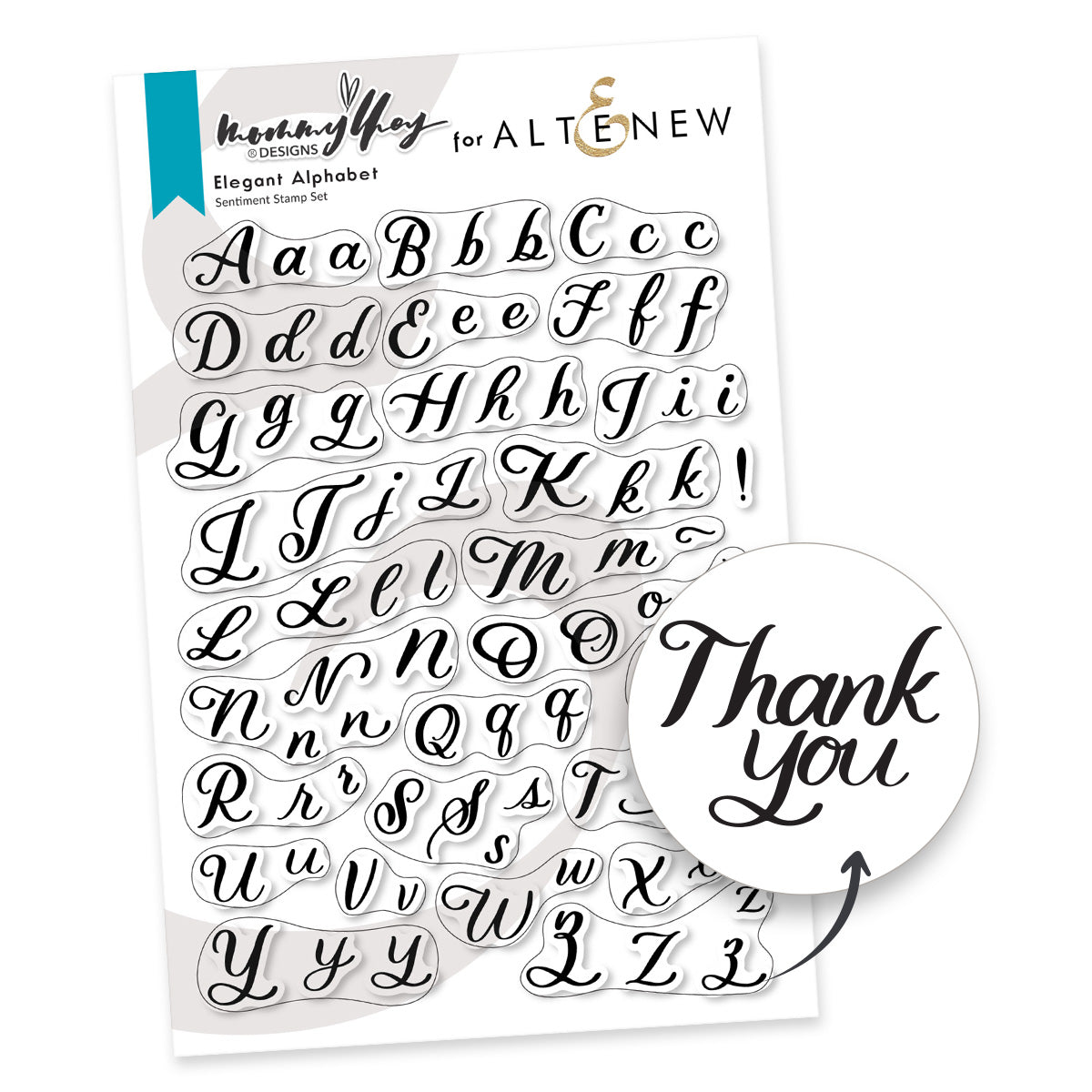 Altenew Elegant Alphabet Stamp Set