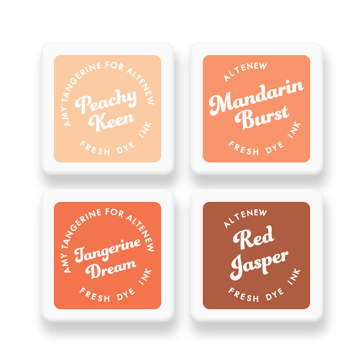 Altenew Tropical Tango Fresh Dye Ink Mini Cube Bundle