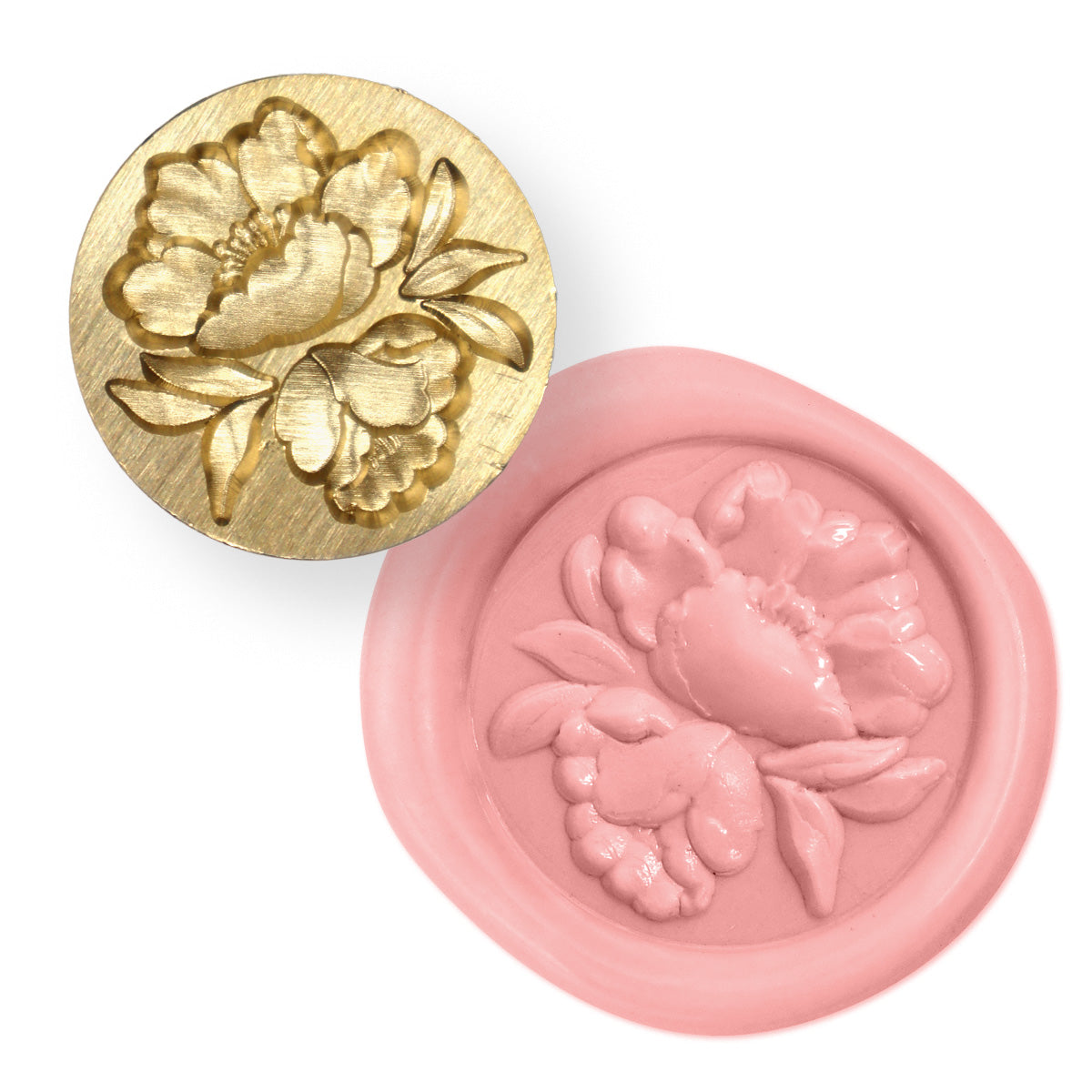 Altenew Soft Peonies Wax Seal Stamp