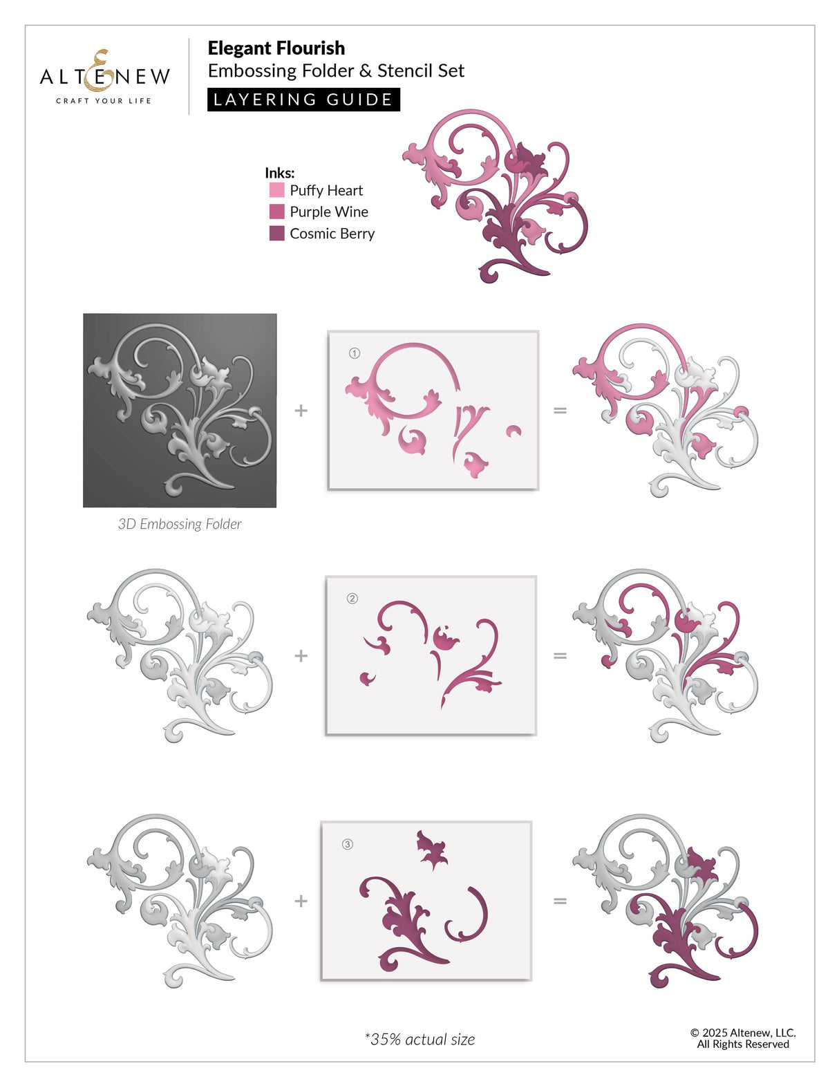 Altenew Elegant Flourish โ Complete Bundle