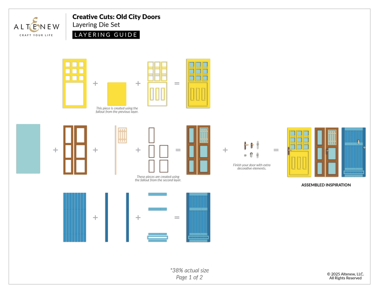 Altenew Creative Cuts: Old CIty Doors Layering Die Set