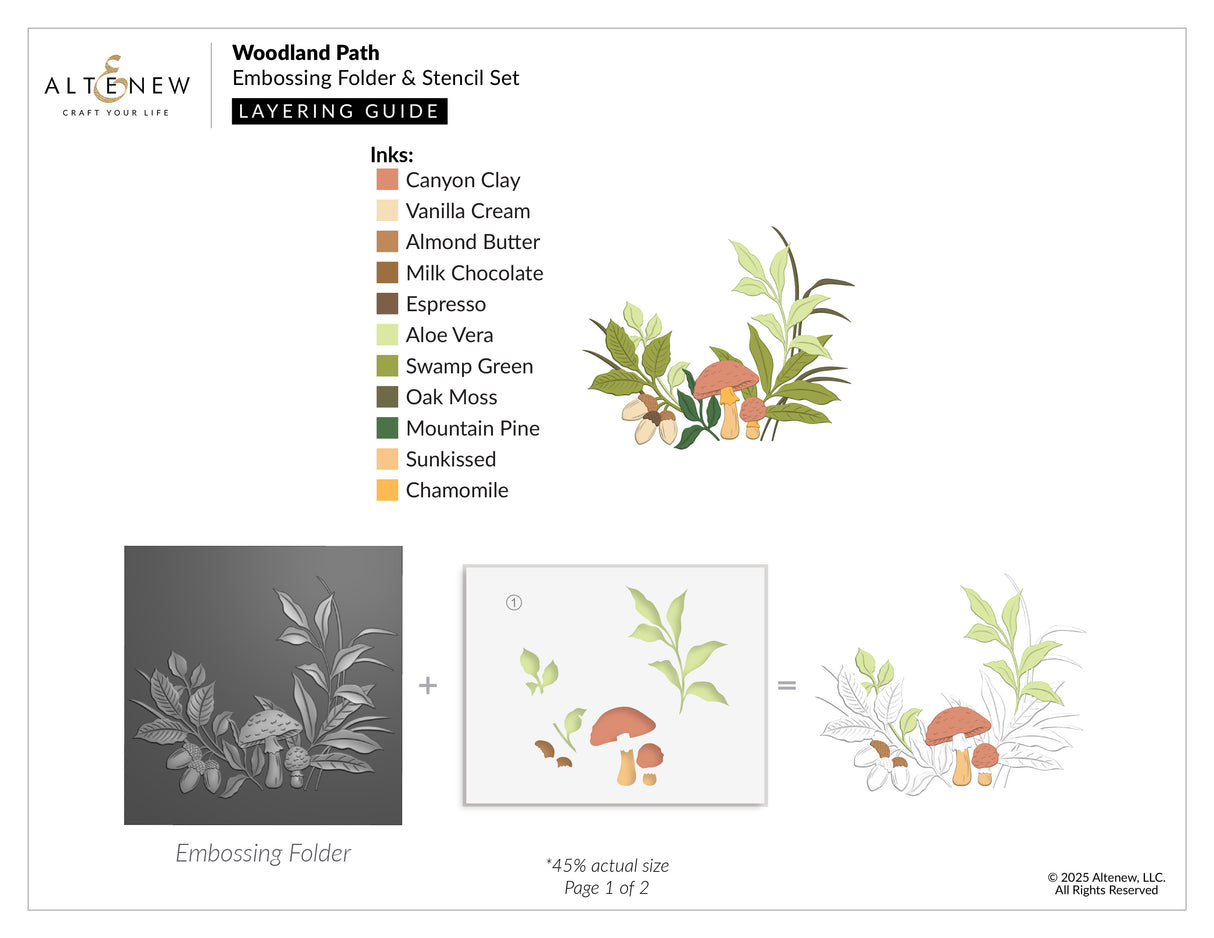 Altenew Woodland Path - Complete Bundle