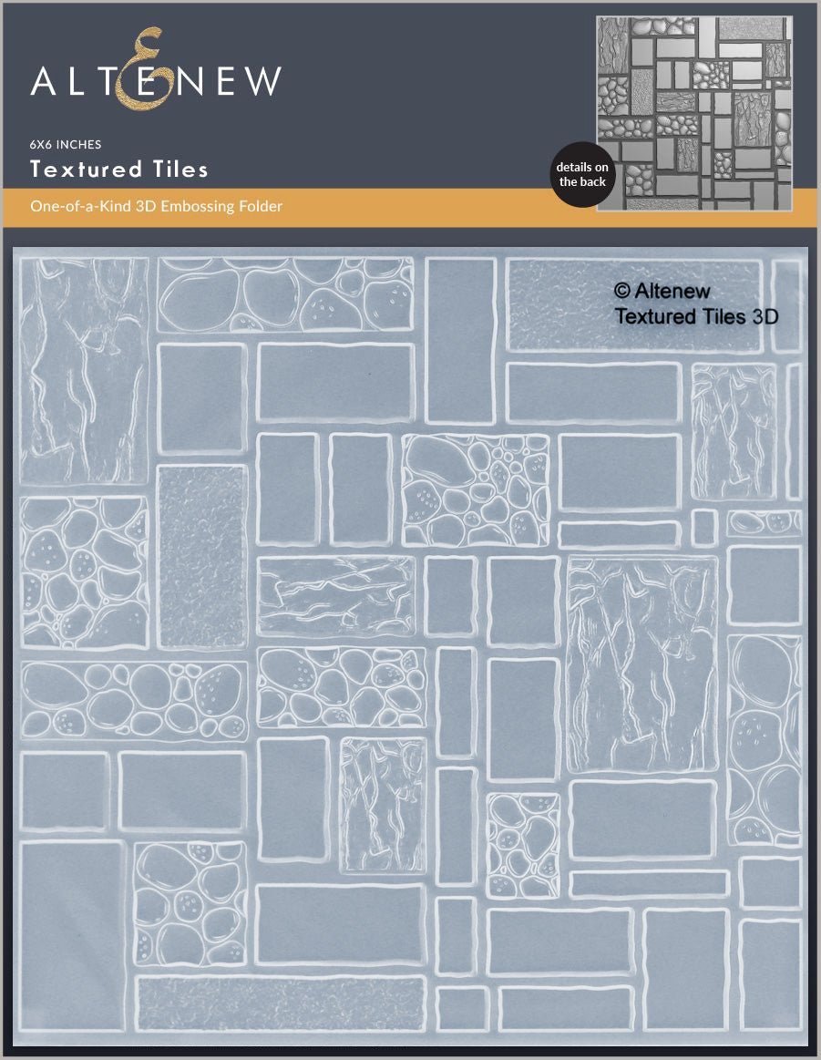 Altenew Textured Tiles 3D Embossing Folder