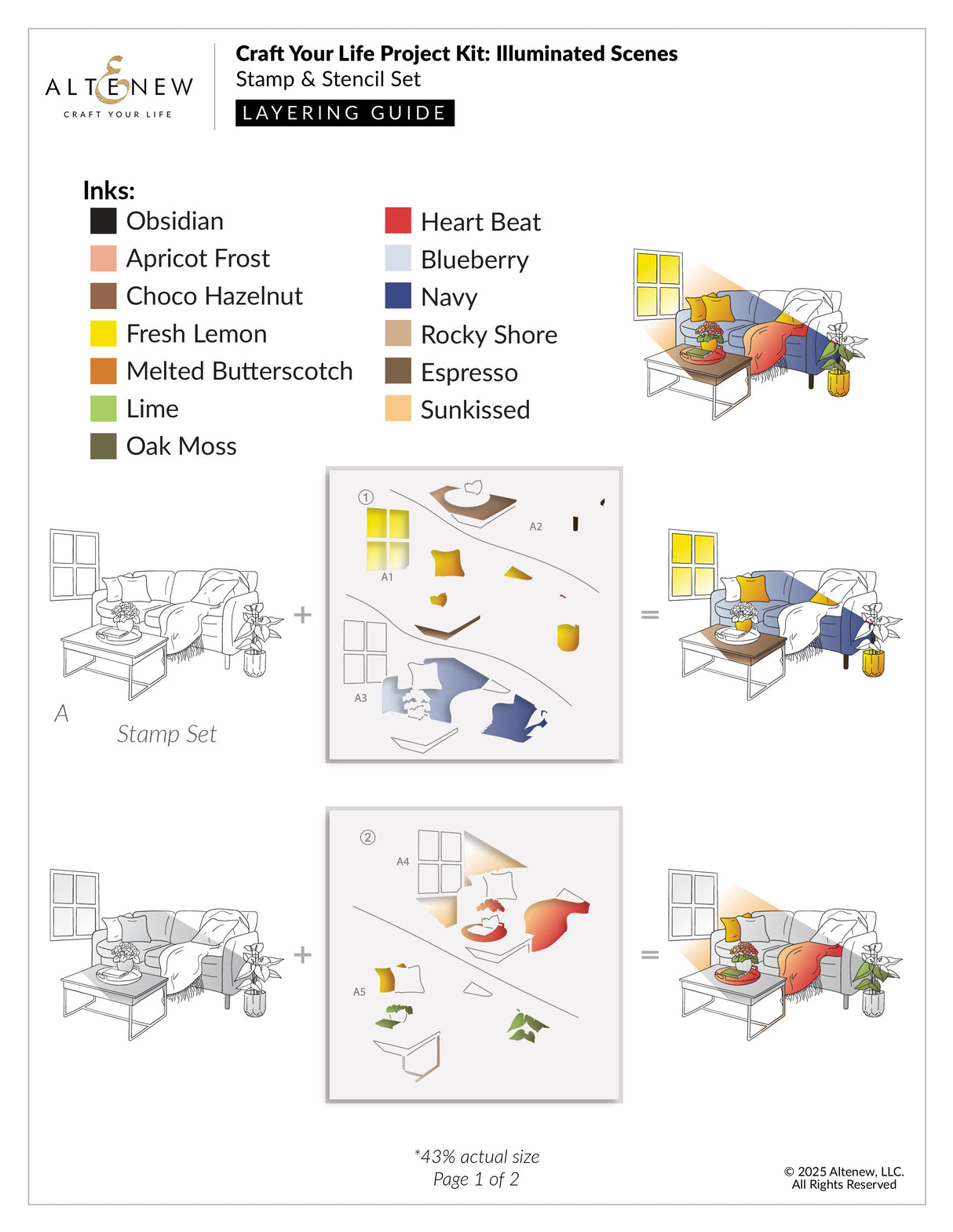 Altenew Craft Your Life Project Kit: Illuminated Scenes