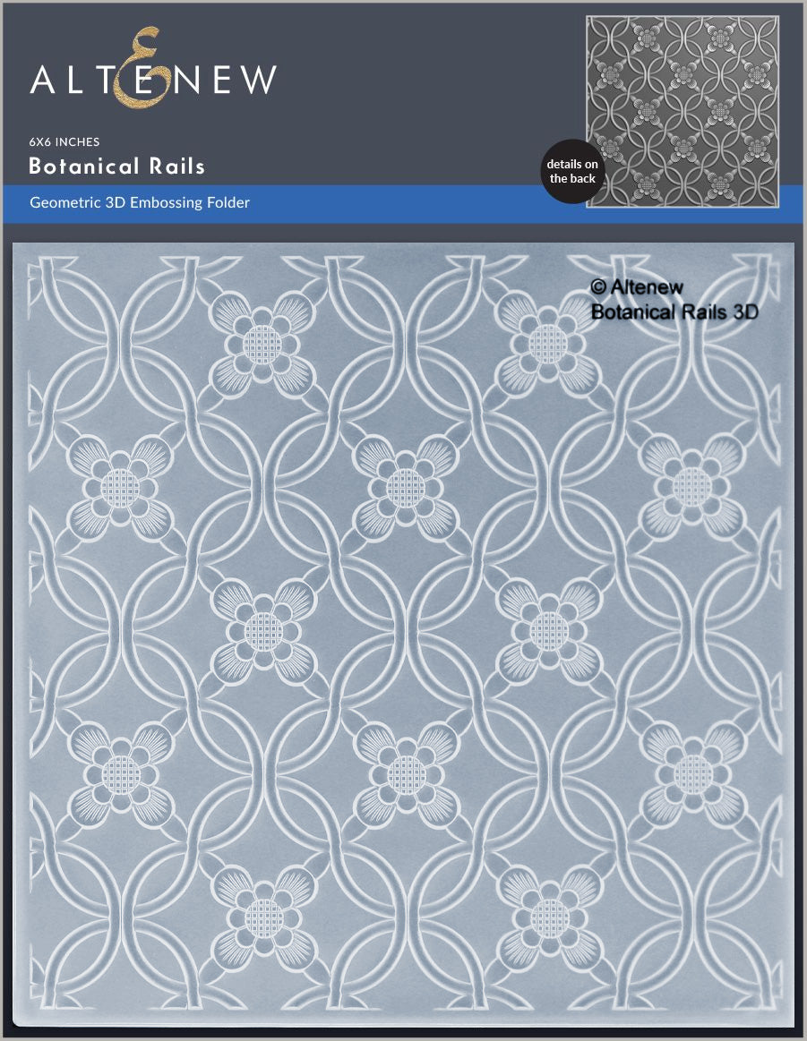 Altenew Botanical Rails 3D Embossing Folder