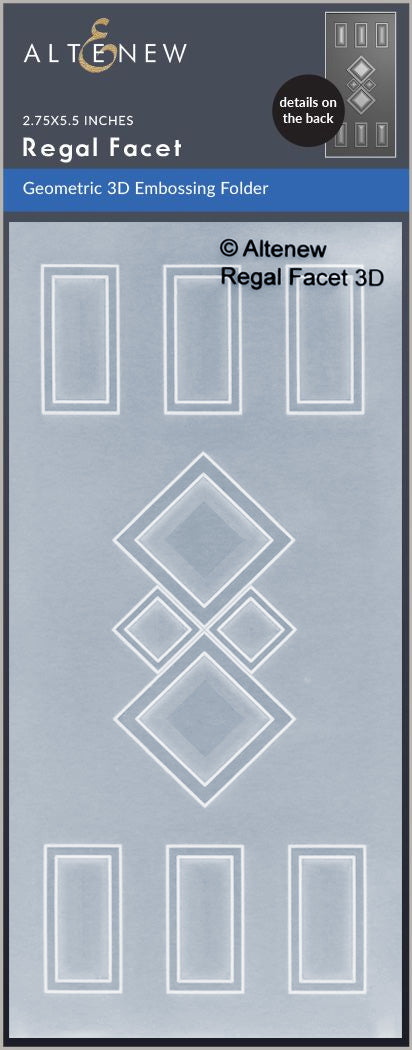 Altenew Regal Facet 3D Embossing Folder