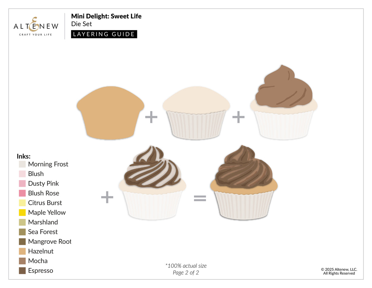 Altenew Mini Delight: Sweet Life Stamp & Die Set