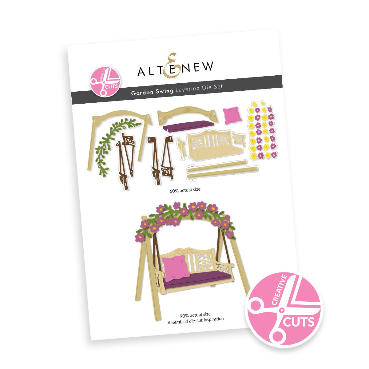 Altenew Creative Cuts: Garden Swing Layering Die Set