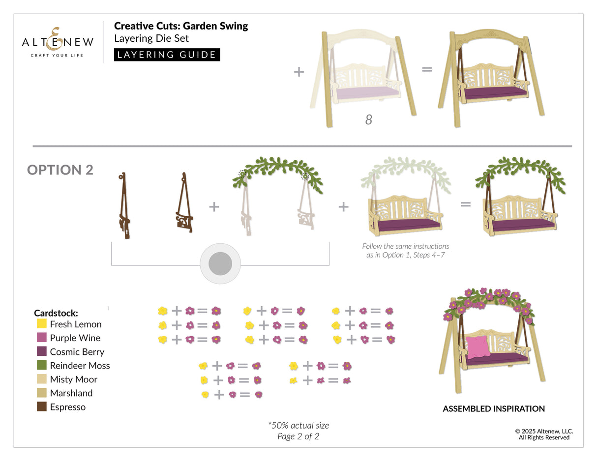 Altenew Creative Cuts: Garden Swing Layering Die Set