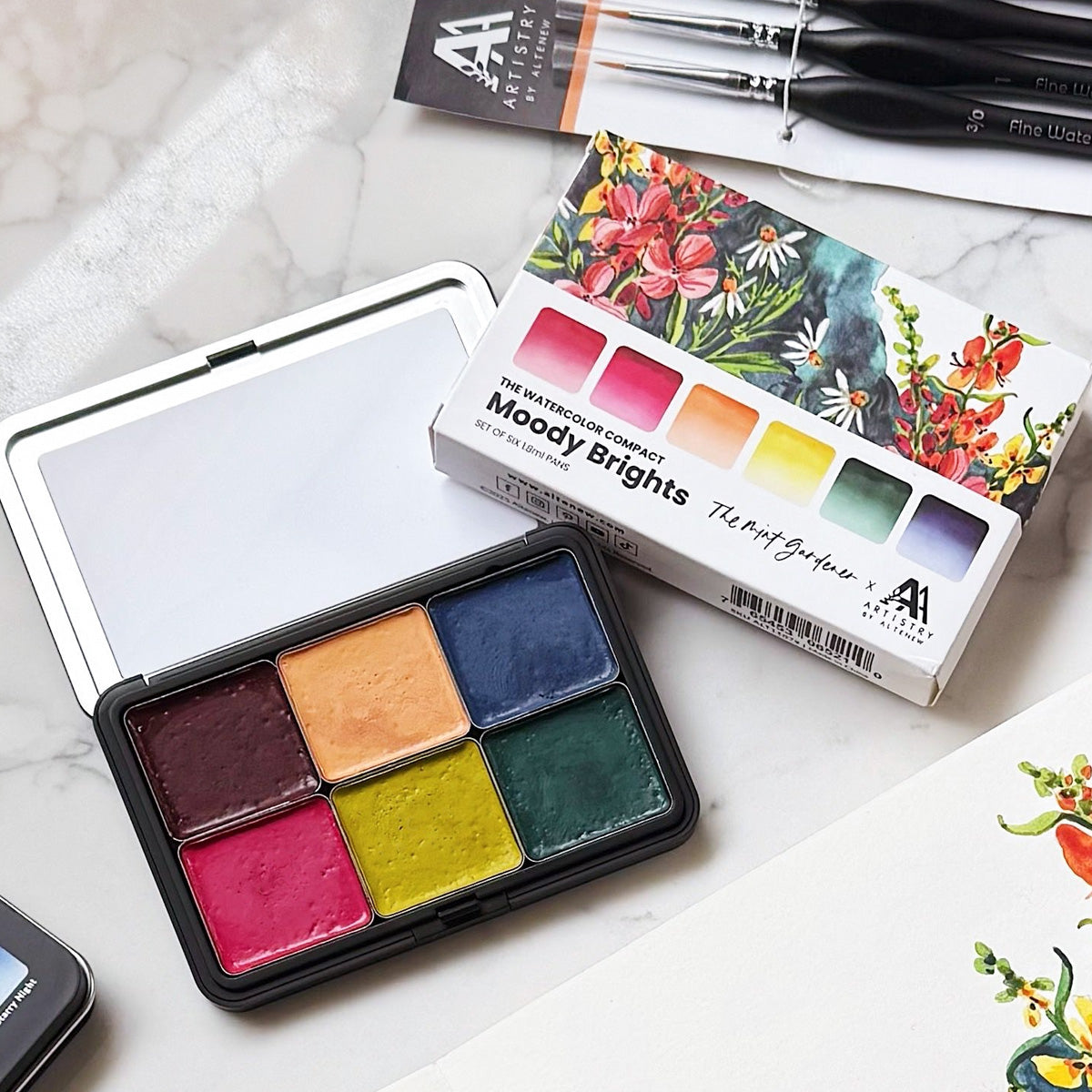 Altenew Watercolor Compact β Moody Brights