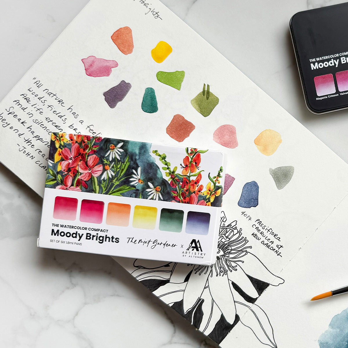 Altenew Watercolor Compact β Moody Brights