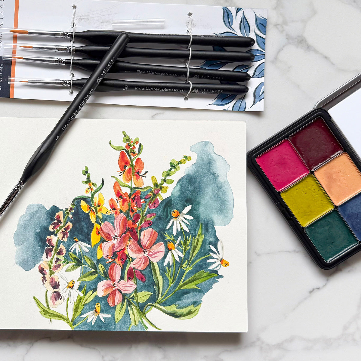 Altenew Watercolor Compact β Moody Brights