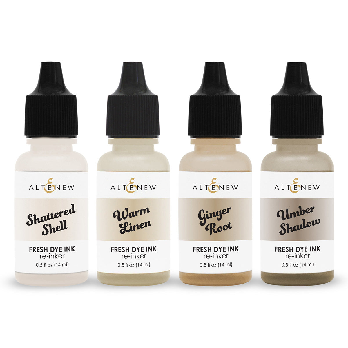 Altenew Earth Tones Fresh Dye Ink Reinker Bundle
