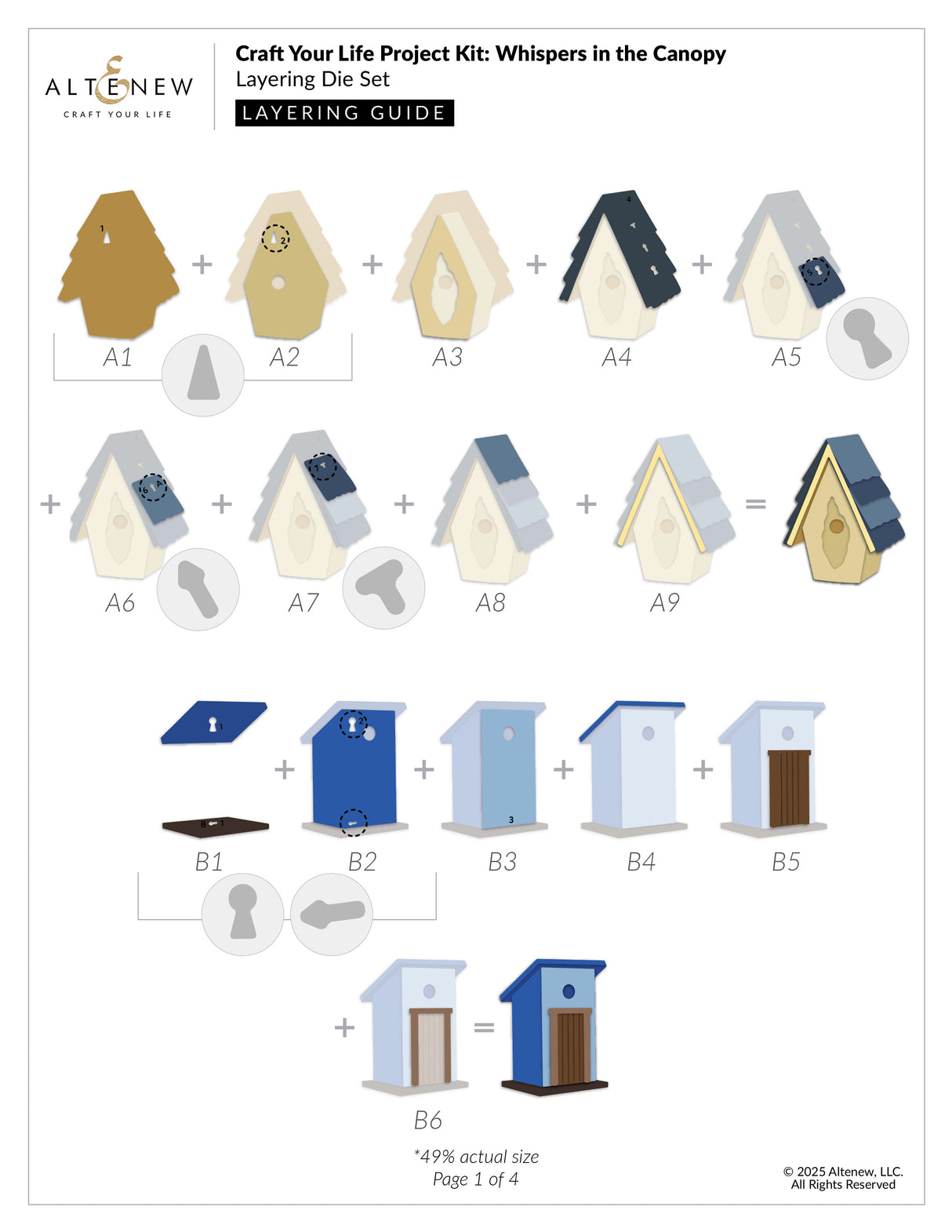 Altenew Craft Your Life Project Kit: Whispers in the Canopy + Add-On Die