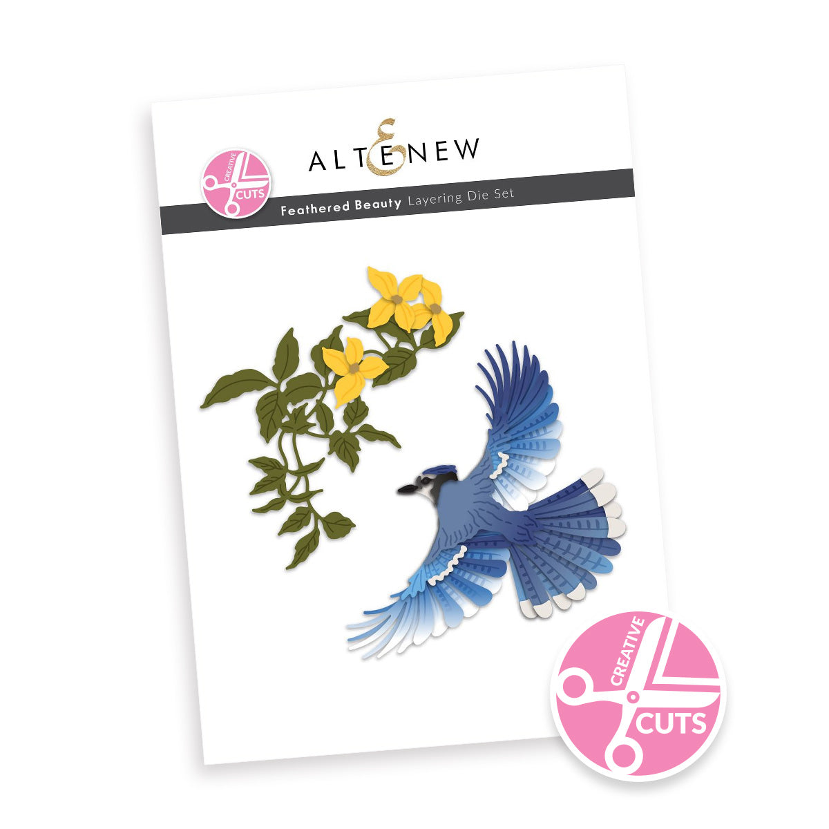 Altenew Creative Cuts: Feathered Beauty Layering Die Set