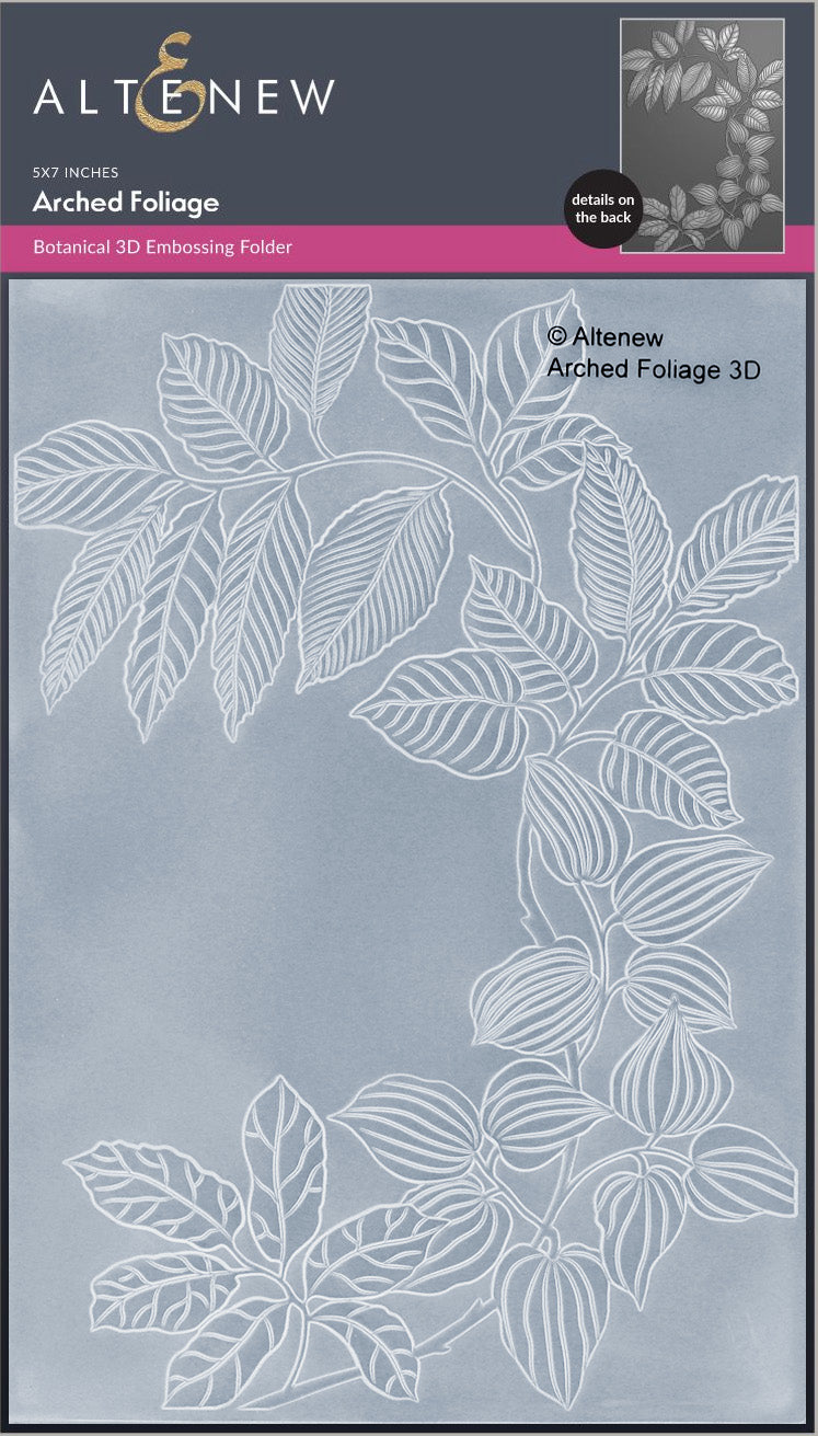 Altenew Arched Foliage 3D Embossing Folder