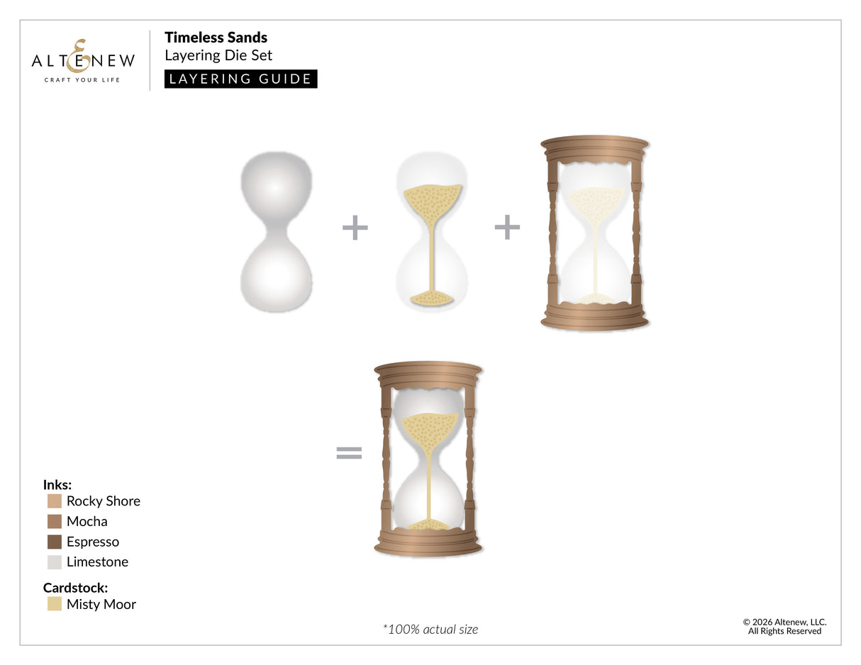 Altenew Timeless Sands Die Set