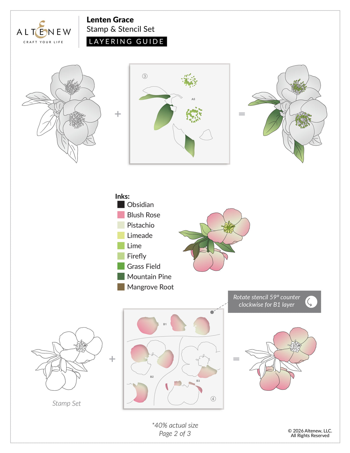 Altenew Lenten Grace - Complete Bundle