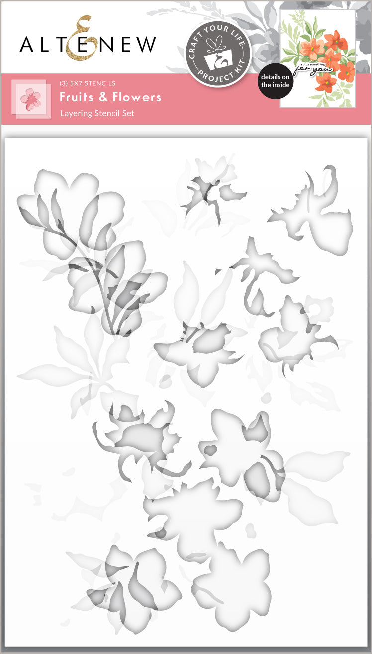 Altenew Craft Your Life Project Kit: Fruits & Flowers & Add-On Die Bundle