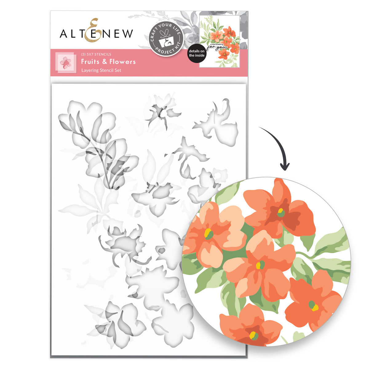 Altenew Craft Your Life Project Kit: Fruits & Flowers & Add-On Die Bundle