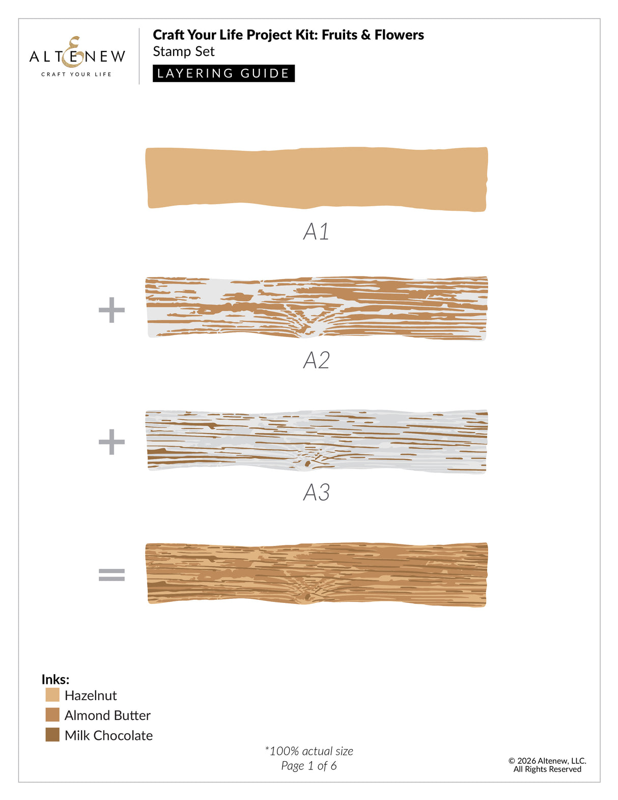 Altenew Craft Your Life Project Kit: Fruits & Flowers & Add-On Die Bundle