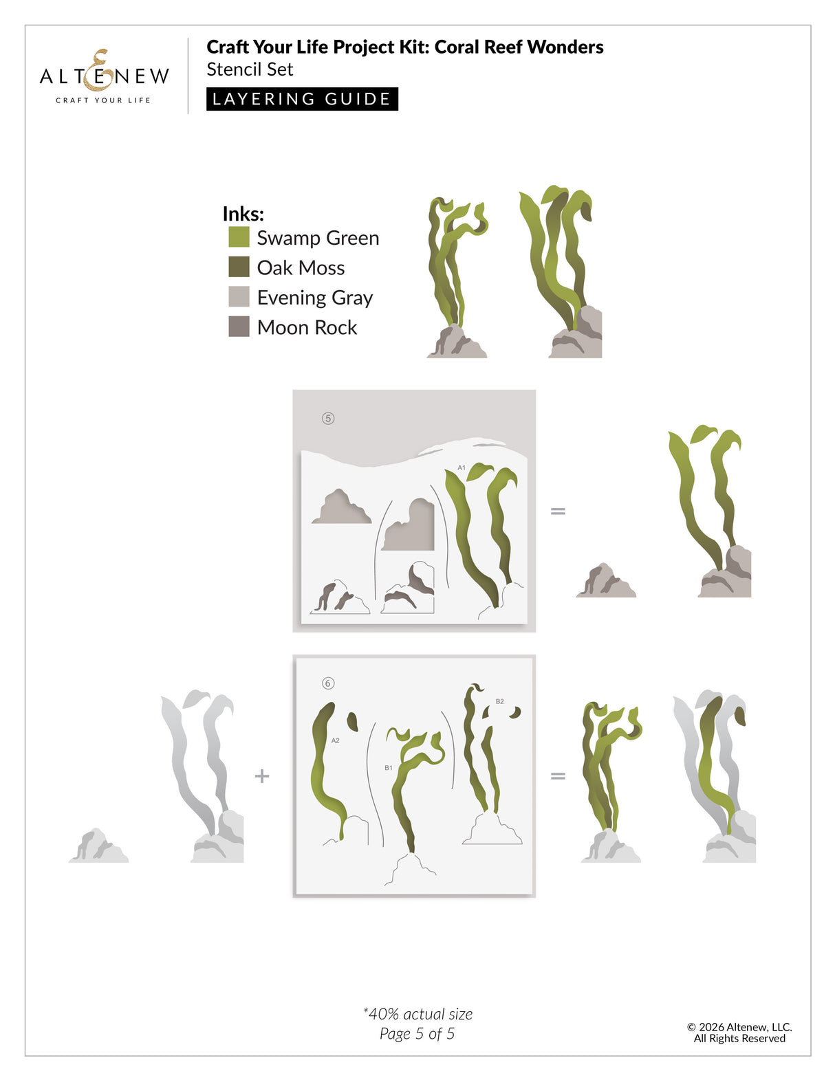 Altenew Craft Your Life Project Kit: Coral Reef Wonders