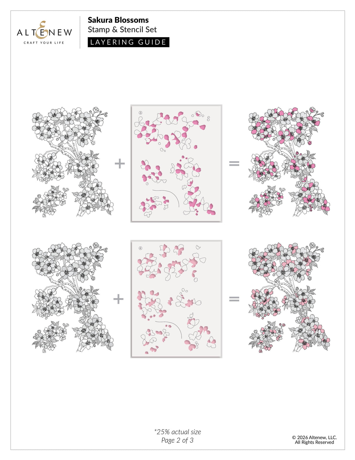 Altenew Sakura Blossoms - Complete Bundle