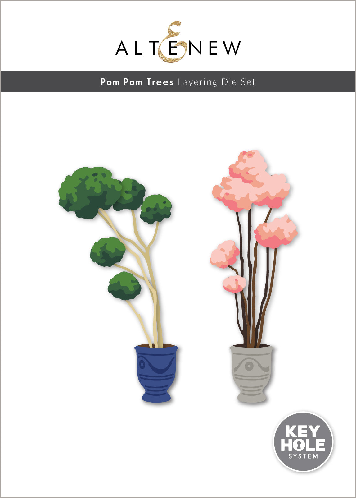 Altenew Pom Pom Trees Layering Die Set