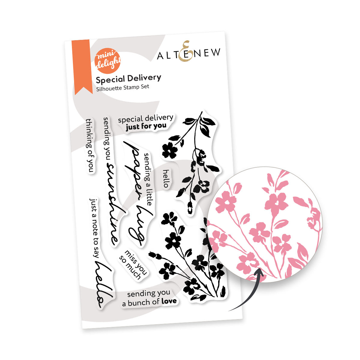 Altenew Mini Delight: Special Delivery Stamp & Die Set