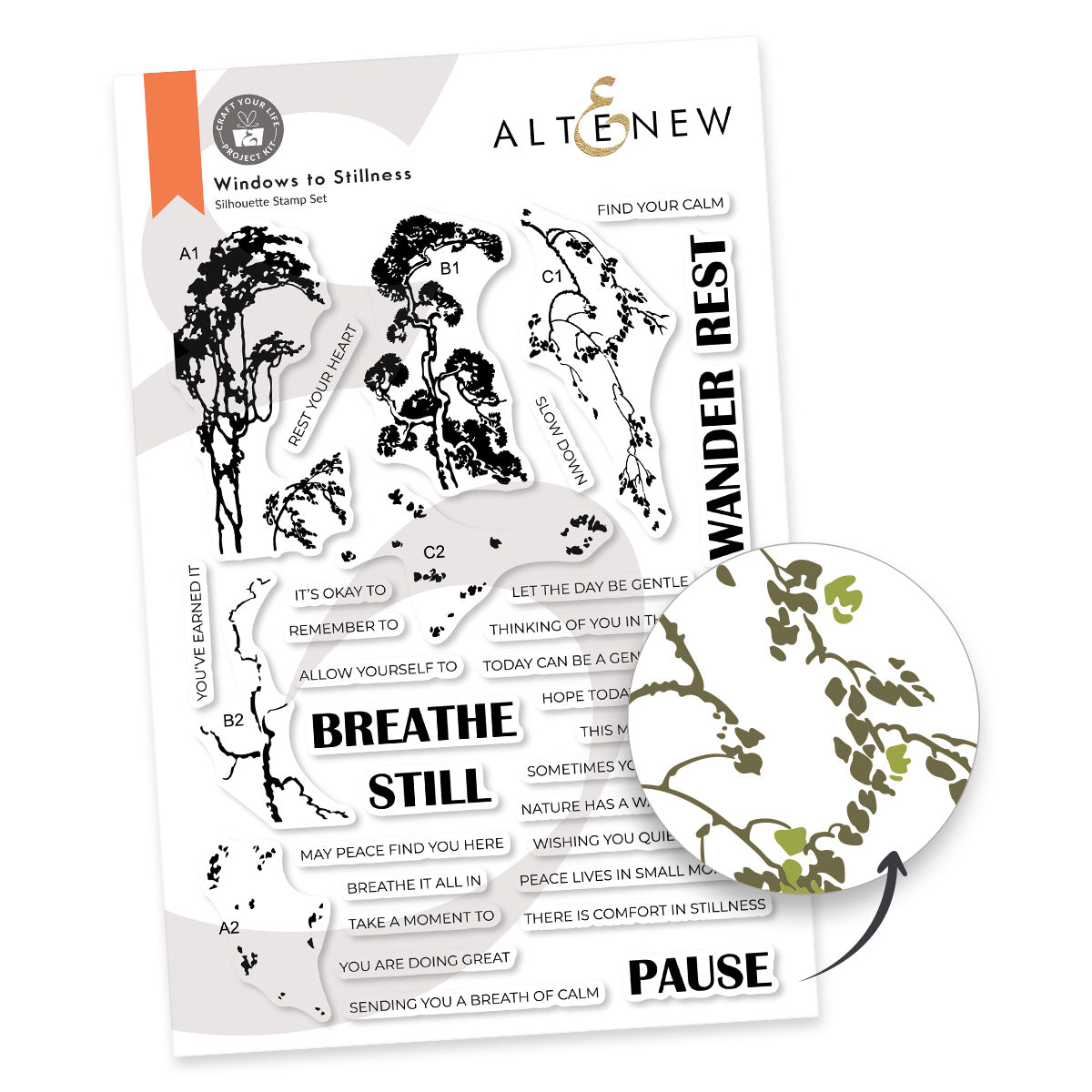 Altenew Craft Your Life Project Kit: Windows to Stillness