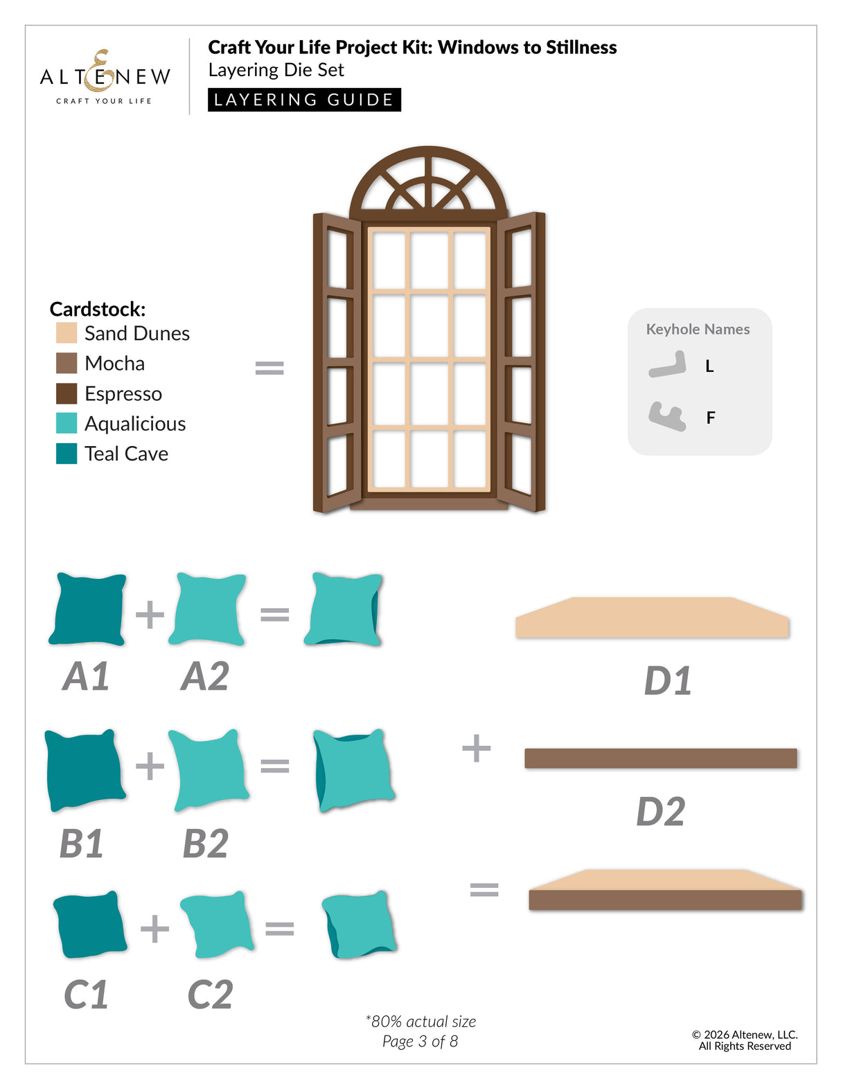 Altenew Craft Your Life Project Kit: Windows to Stillness