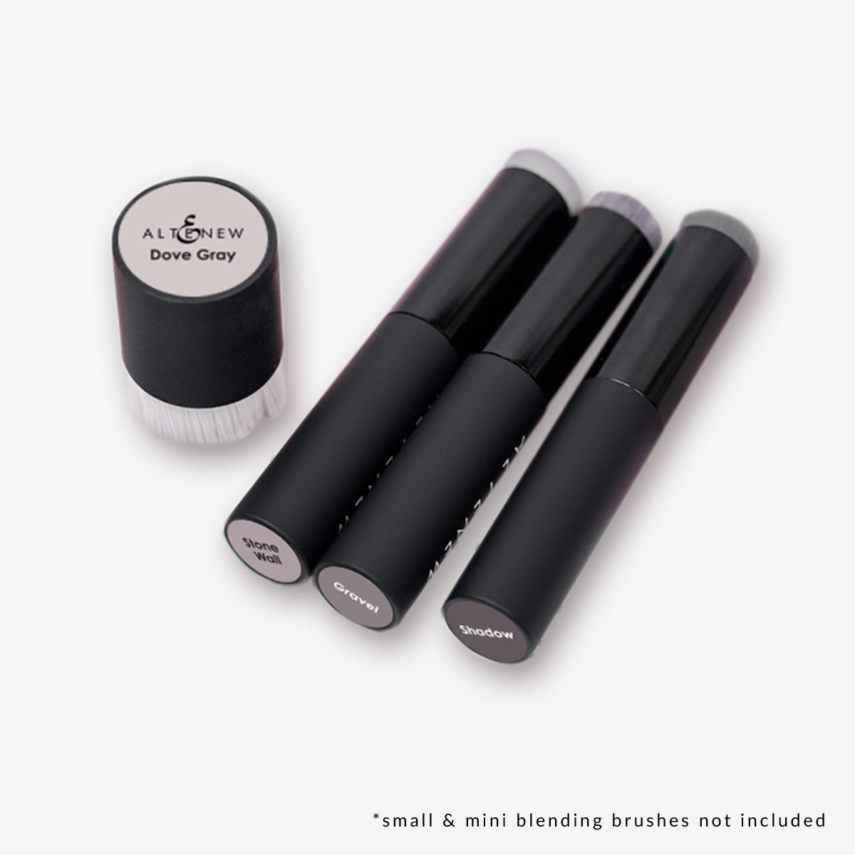 Altenew Round Ink Pads & Blending Brushes Label Set - Tranquil Reflections - ALT11498