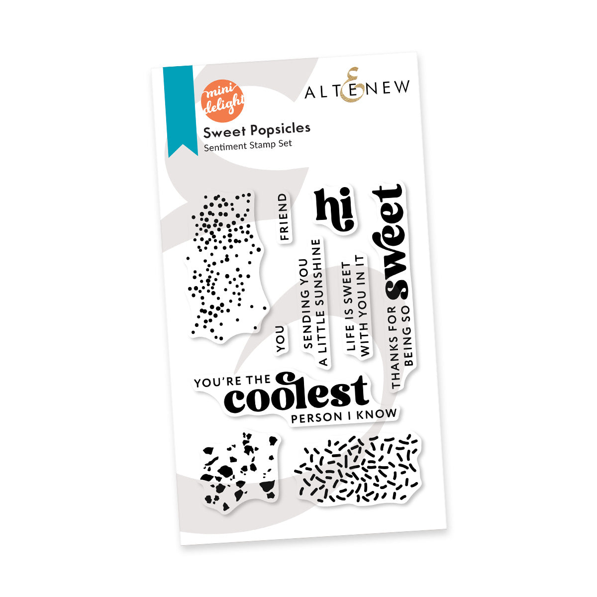 Altenew Mini Delight: Sweet Popsicles Stamp & Die Set - ALT11510BN
