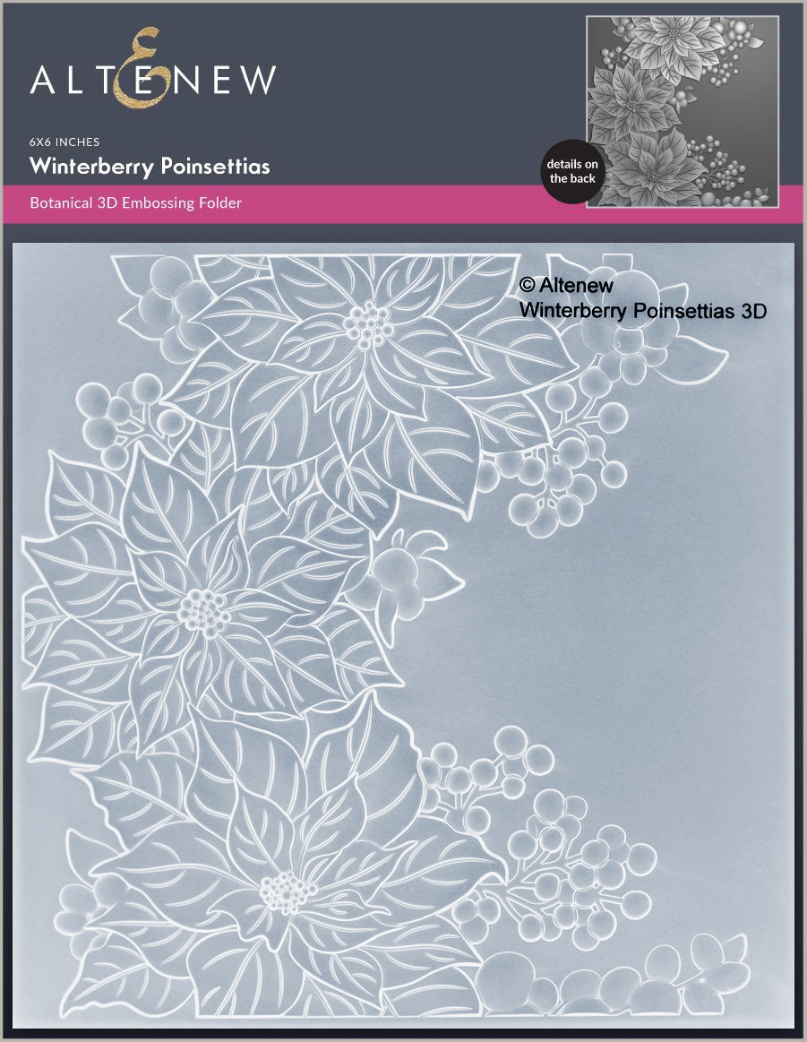 Altenew Winterberry Poinsettias - Complete Bundle