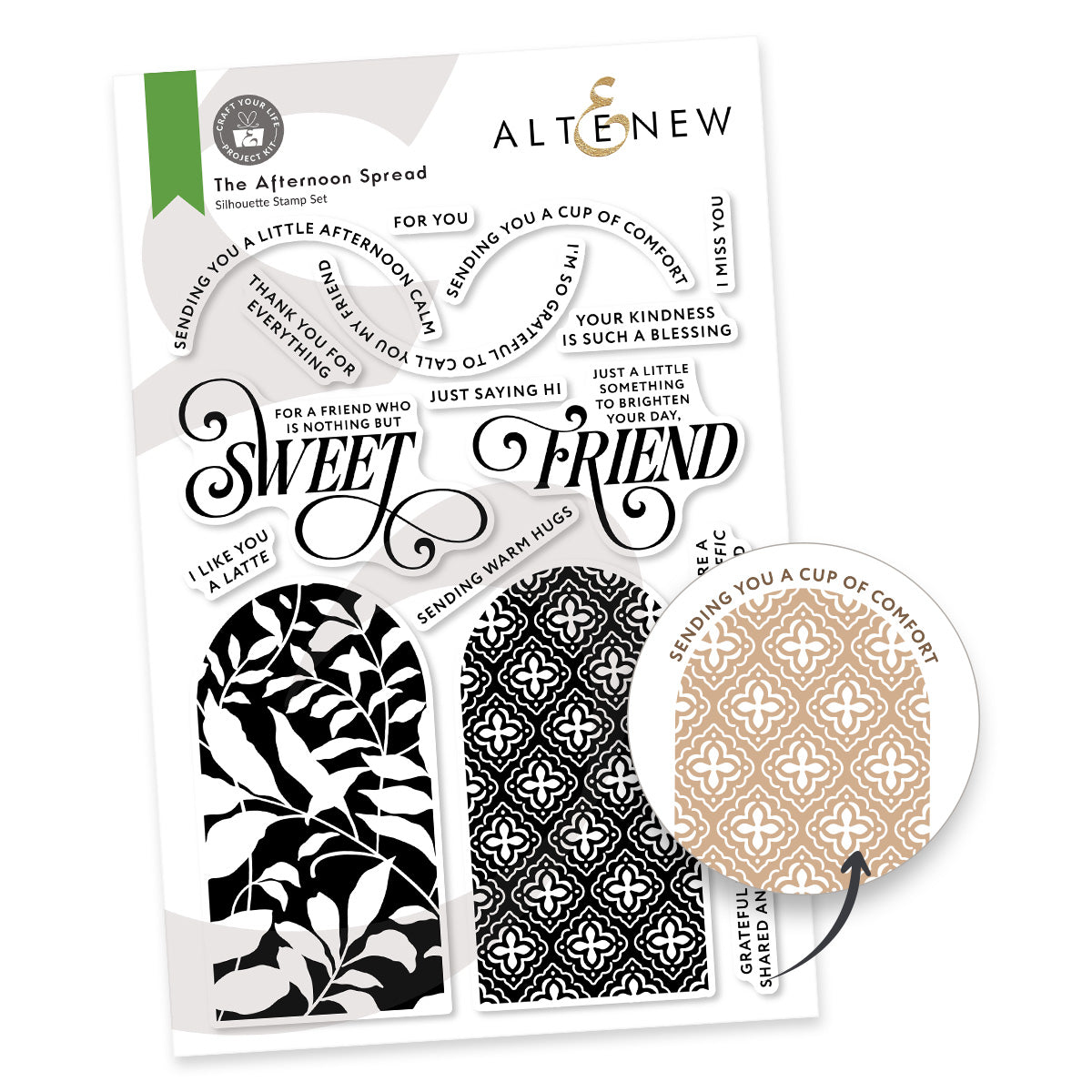 Altenew Craft Your Life Project Kit: The Afternoon & Add-on Die Bundle
