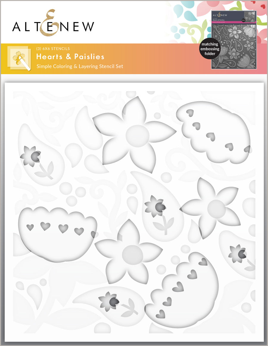 Altenew Hearts & Paislies - Complete Bundle