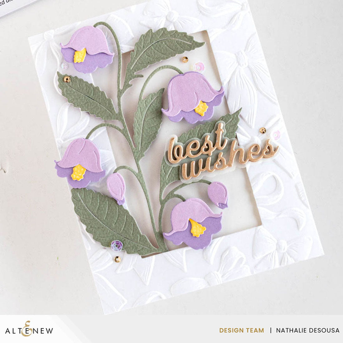 Altenew Elegant Bows - Complete Bundle (Stencil, Die & Embossing Folder)