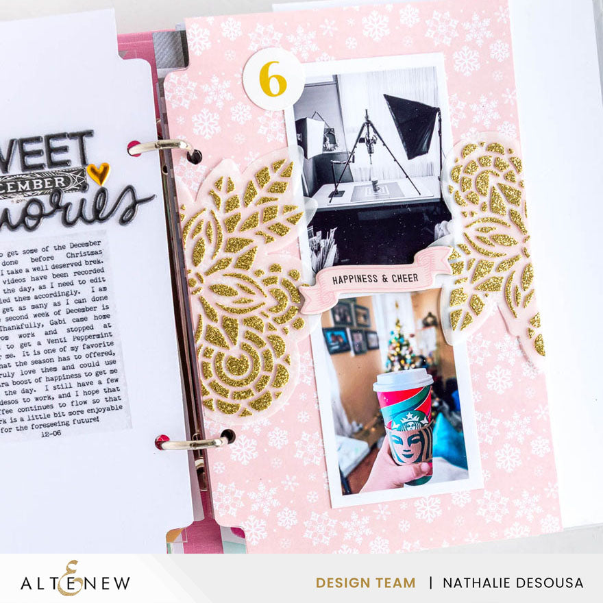 Altenew Glitter Cardstock Set - Citrine (8.5x11, 10 sheets)