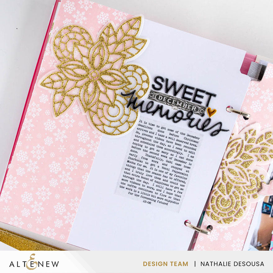 Altenew Glitter Cardstock Set - Citrine (8.5x11, 10 sheets)