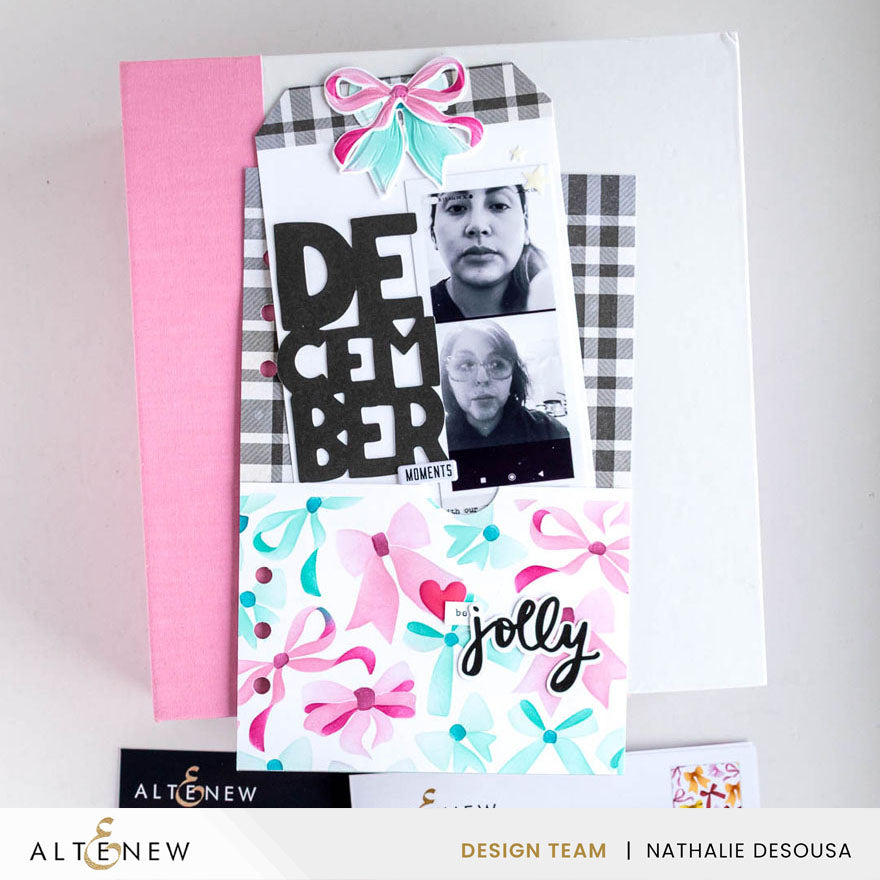 Altenew Elegant Bows - Complete Bundle (Stencil, Die & Embossing Folder)