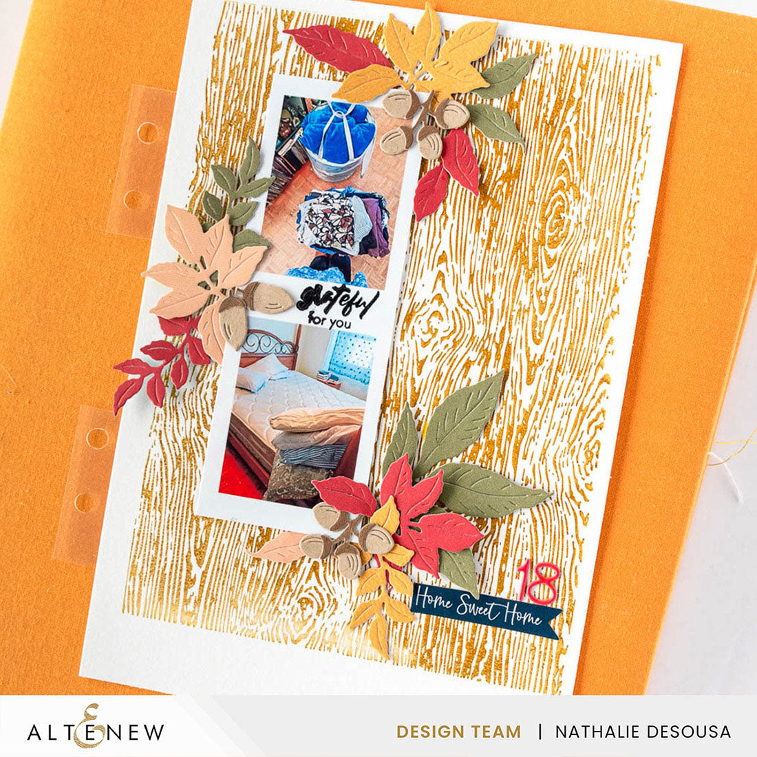 Altenew Essential Textures: Fine Woodgrain Press Plates/Foil Plates